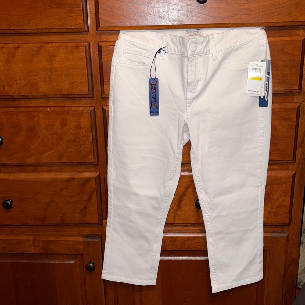 Seven cropped jeans NWT